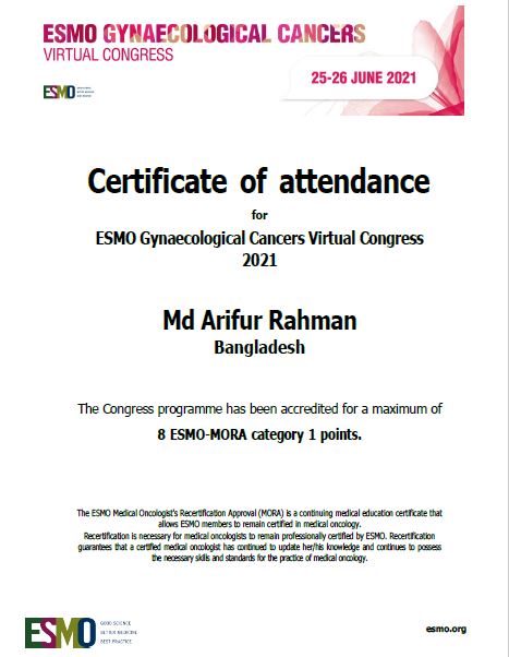ESMO Gynaecological Cancers 2021
