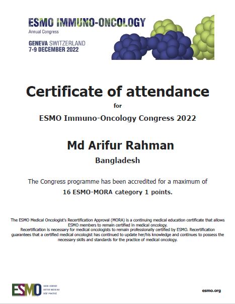 ESMO Immuno-Oncology Congress 2022